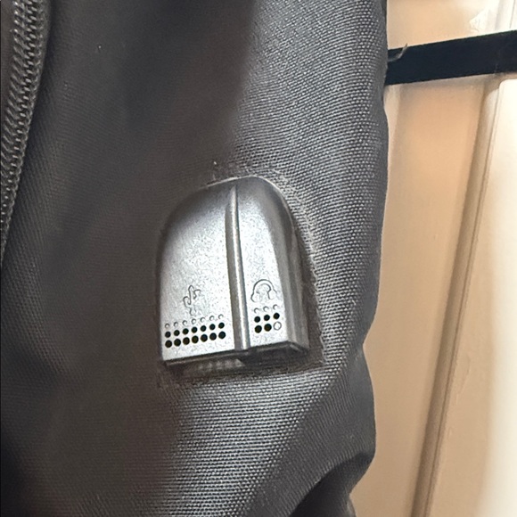 Sleek Black Men's Backpack - Picture 2 of 5